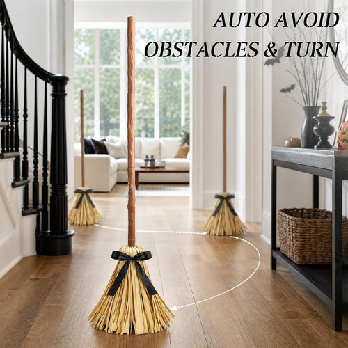 Floating witch broom auto-avoids obstacles and turns by itself