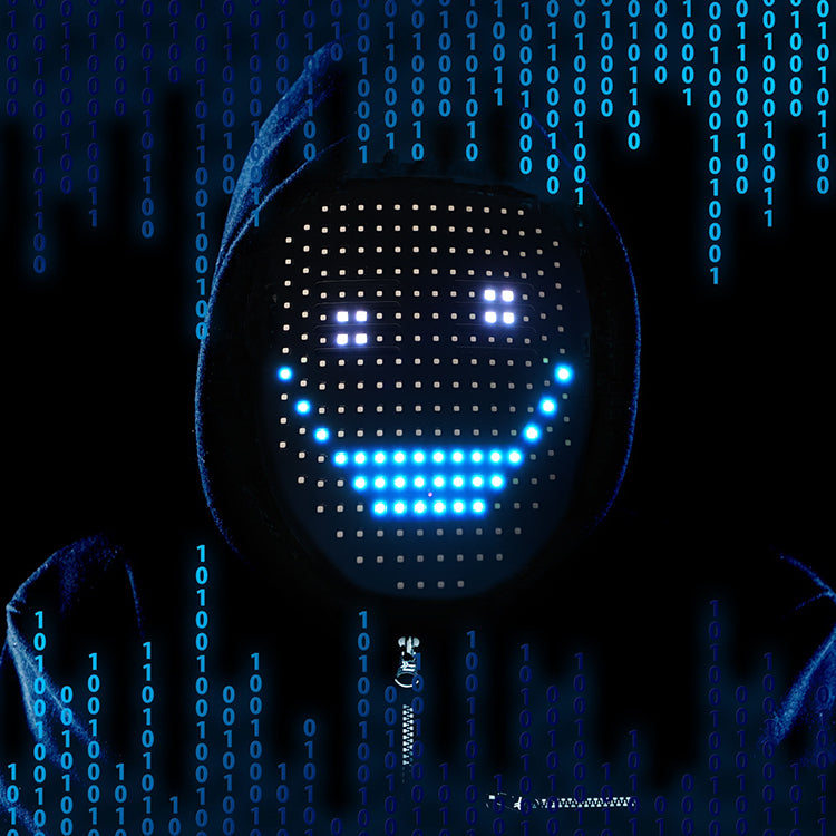 Gesture LED mask