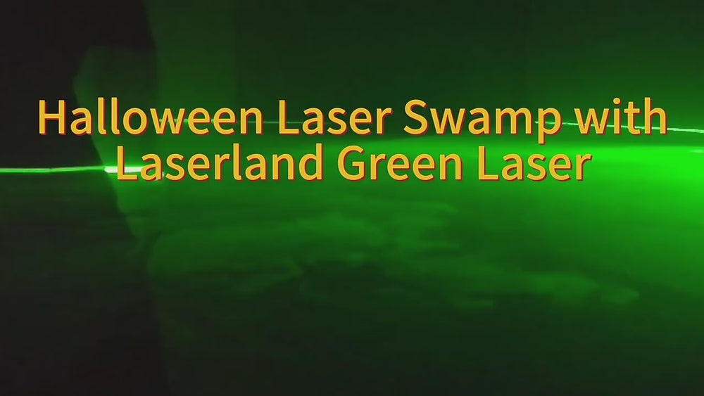 Laser swamp light demo