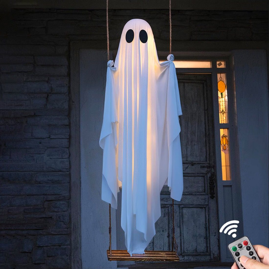 Swinging Light-Up Ghost