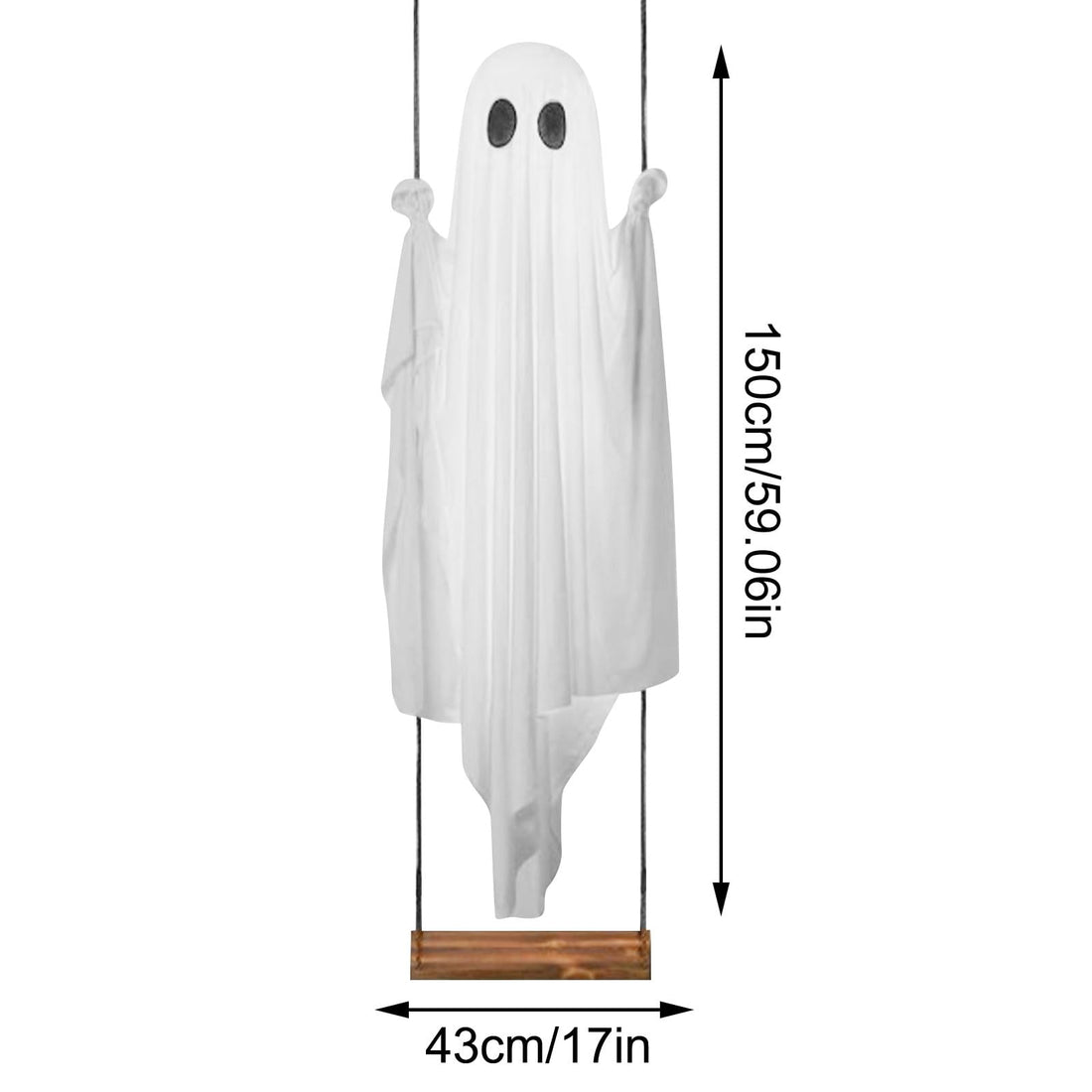 Swinging Light-Up Ghost