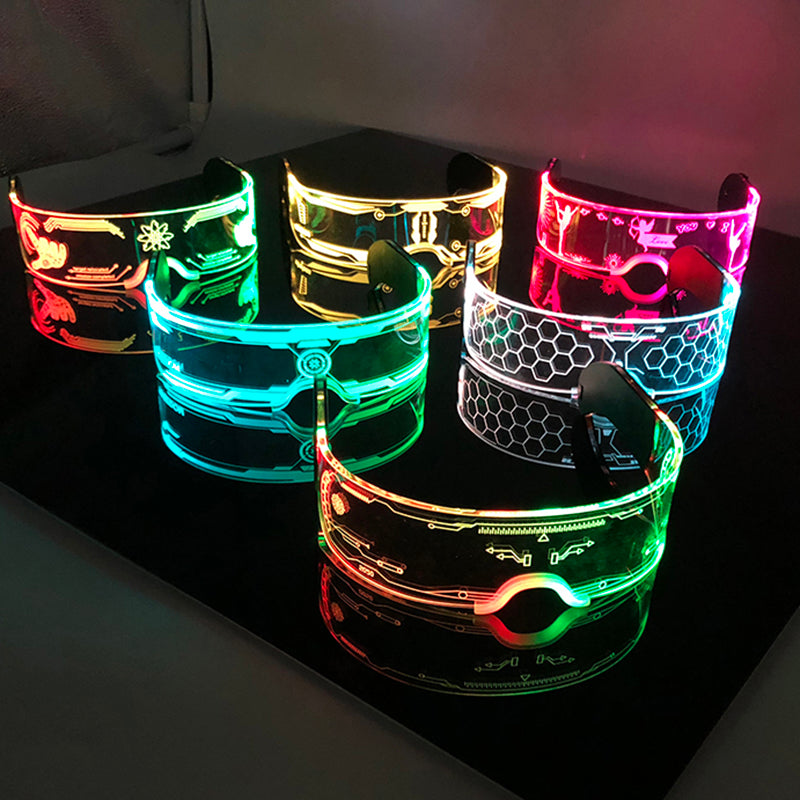 LED Visor Glasses