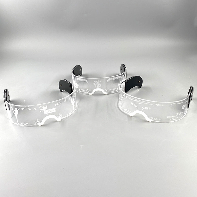 LED Visor Glasses